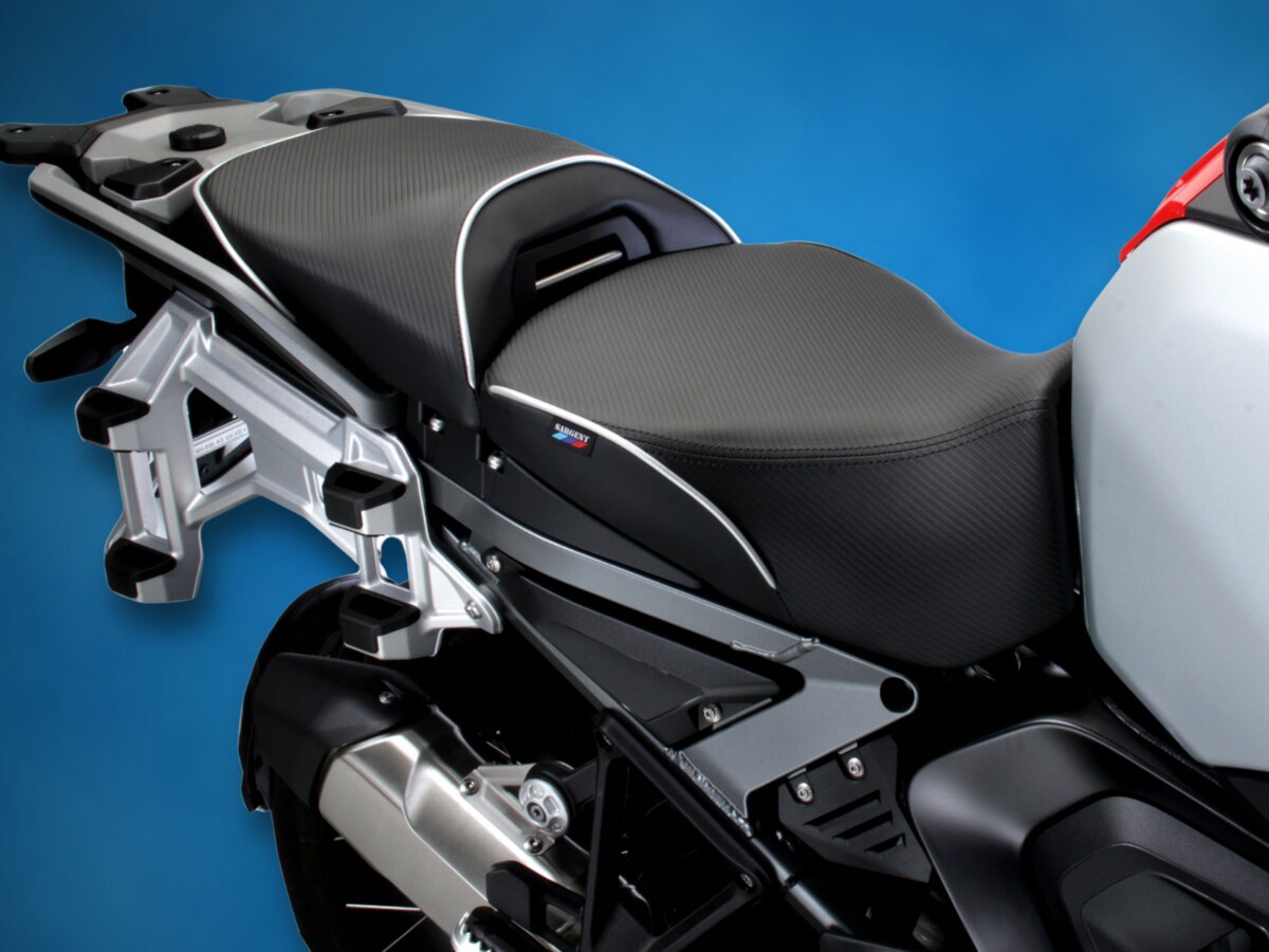 It doesn't get much better than this Regular Height, Non-Standard CFX Silver Welt, Regular Height for the BMW R 1300 GSA.